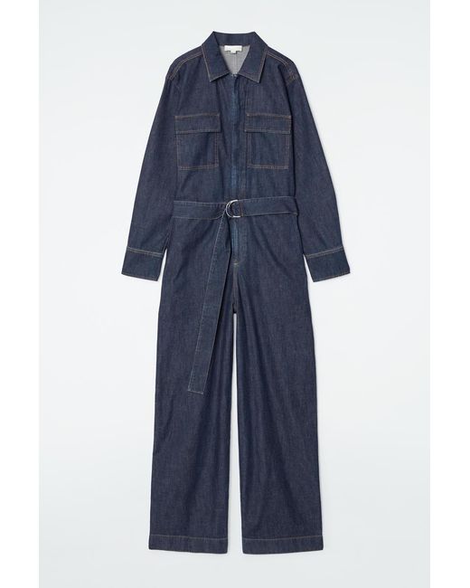 COS Blue Denim Boilersuit