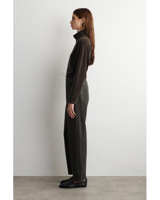 COS Black Bay Barrel-Leg Jeans