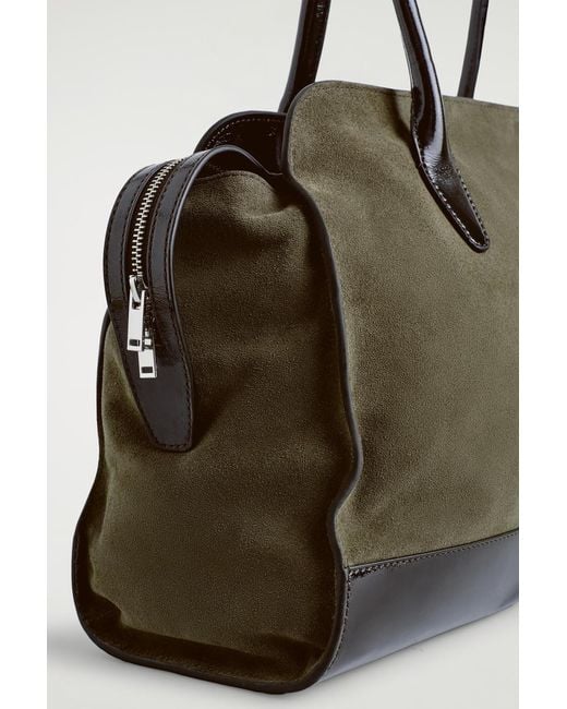 COS Brown Avenue Tote Bag