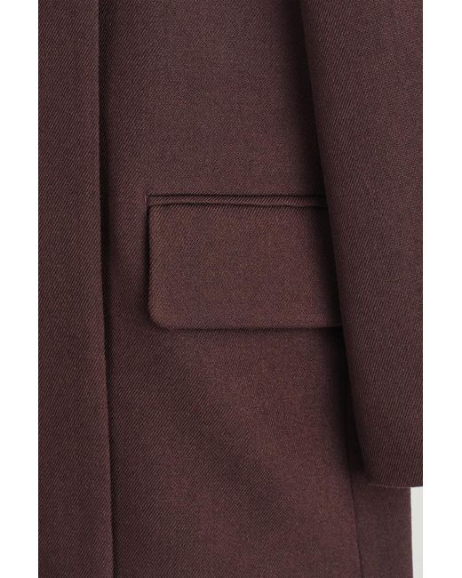 COS Brown Tailored Wool Jacket
