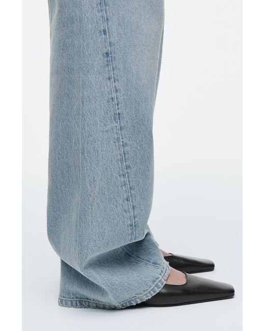 COS Blue Facade Straight-leg Jeans