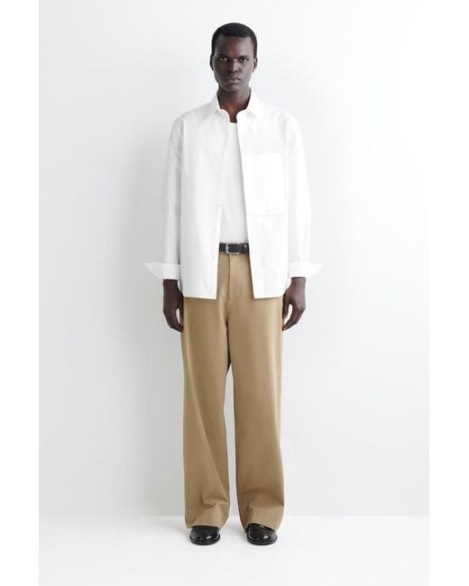 Camicia Slim di COS in White da Uomo