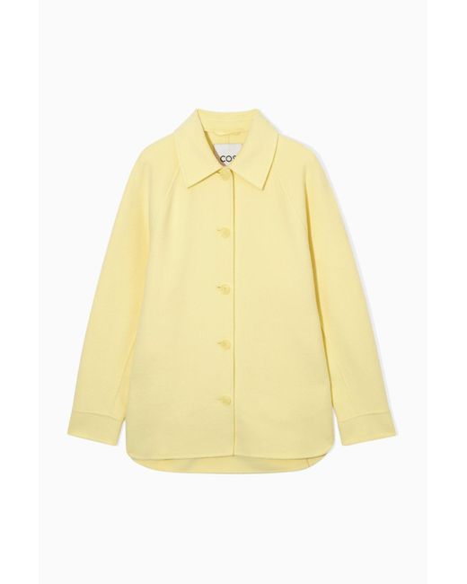 COS Yellow Double-faced Wool Jacket
