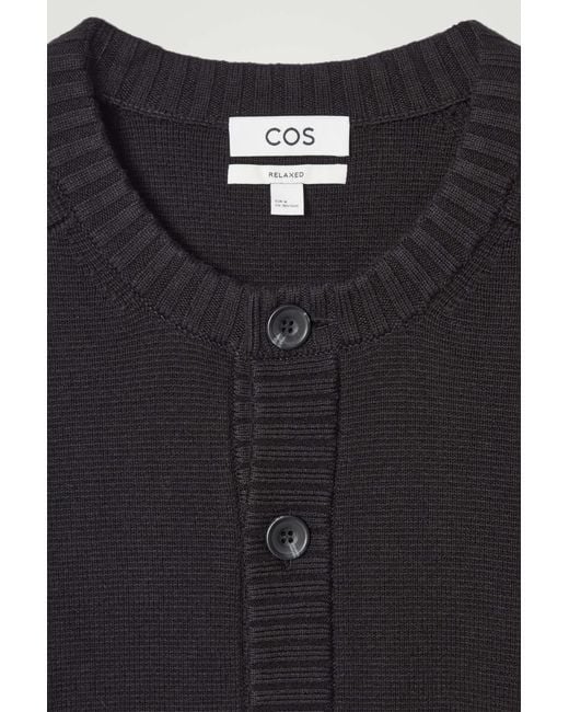 COS ファンネルネックウールドライバーズ ニット XS FUNNEL-NECK KNITTED WOOL JACKET ファンネルネックニットウール