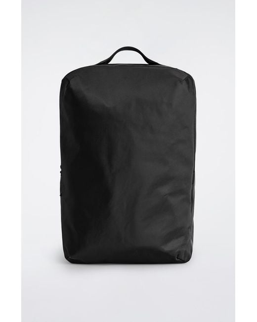 COS Black Classic Backpack for men