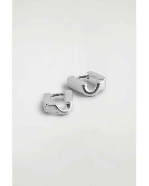 COS Multicolor Link Hoop Earrings for men