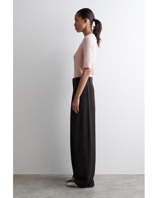 COS Pink Slim Lightweight T-Shirt