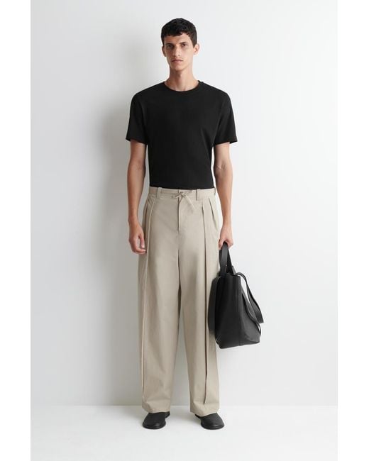 COS Black Regular-Fit Cotton T-Shirt for men