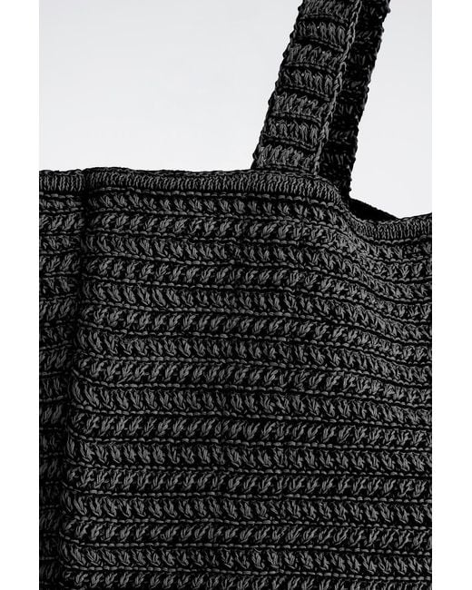 Borsa Tote di COS in Black da Uomo