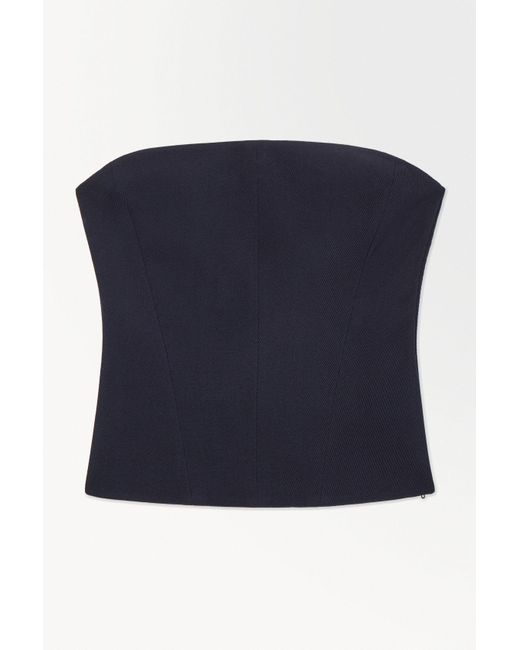COS Blue The Wool Bandeau