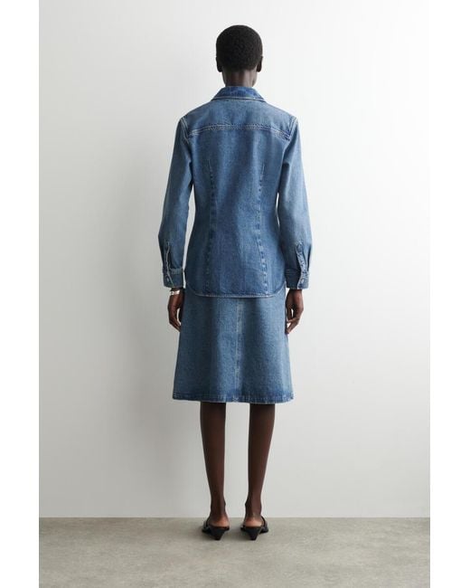 COS Blue Denim Shirt