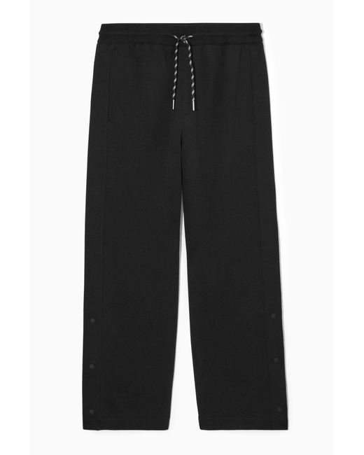 COS Black Relaxed Scuba JOGGERS for men