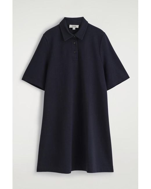 COS Black Kurzes Polokleid Aus Jersey