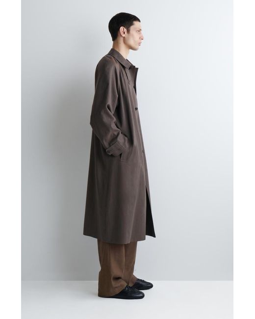 COS Black Minimal Leather Sneakers for men