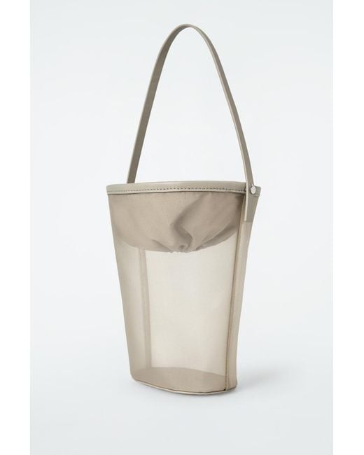 Borsa A Secchiello Mini di COS in White