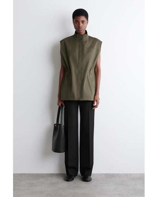 COS Black Paradigm Mini Tote Bag