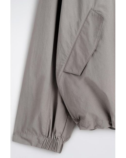 COS Gray Technical Nylon Sports Jacket for men