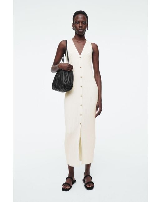 Kova Knit Maxi Dress - White