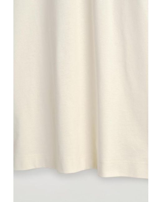 COS Natural Cotton Mini T-Shirt Dress
