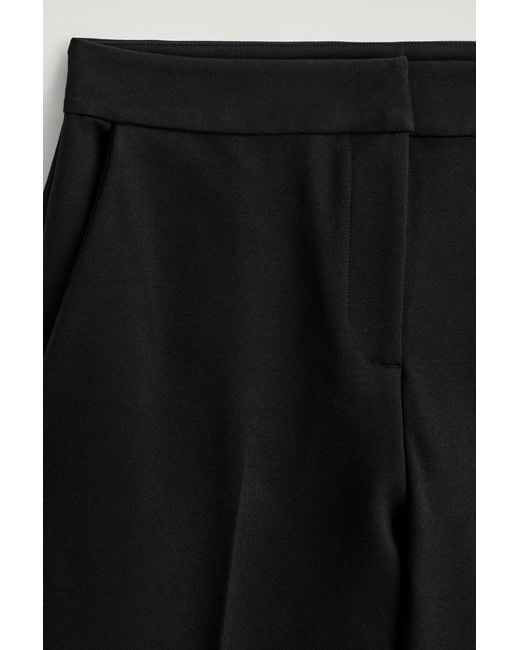 COS Black Tailored Straight-Leg Pants