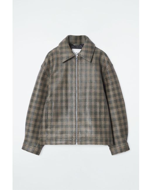 ジャケット・アウター WOOL LIKE CHECK JACKET Checkered Jacket with Hood | marc-cain.com/en