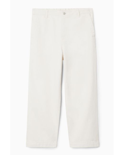 COS White Diem Jeans - Straight/cropped for men