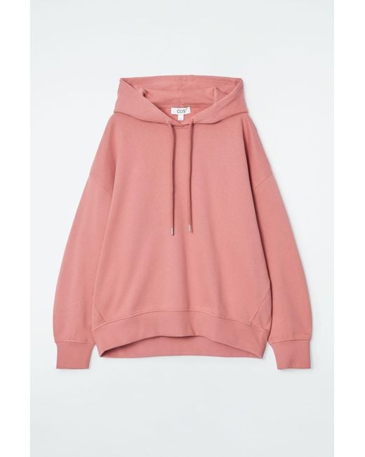 COS Pink Cotton-jersey Hoodie