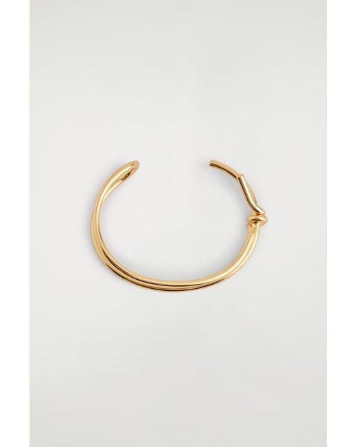 COS White Knotted Cuff