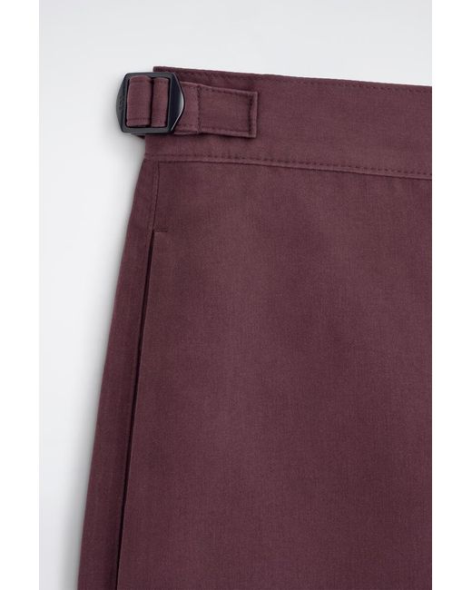 COS Purple Tailored Swim Shorts for men