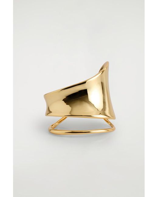 COS Metallic Double-Wrap Cuff