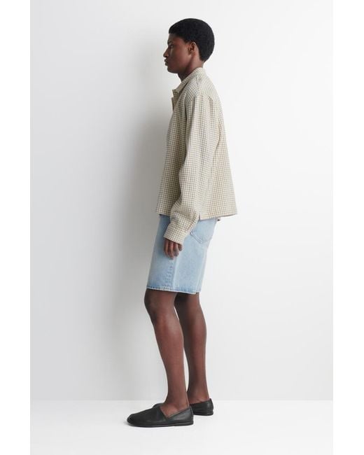 COS Blue Knee-Length Denim Shorts for men