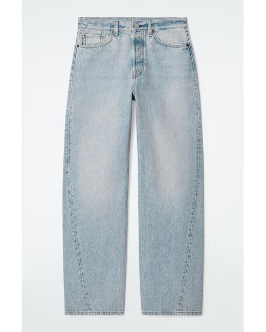 COS Blue Facade Straight-leg Jeans