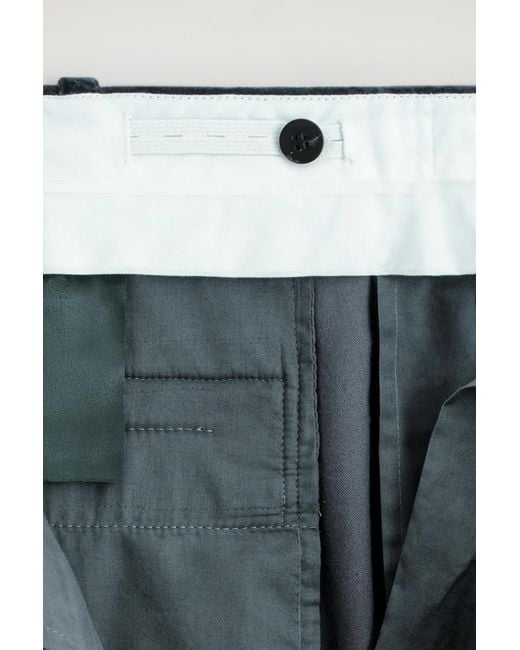 COS Black Velvet Straight-Leg Trousers