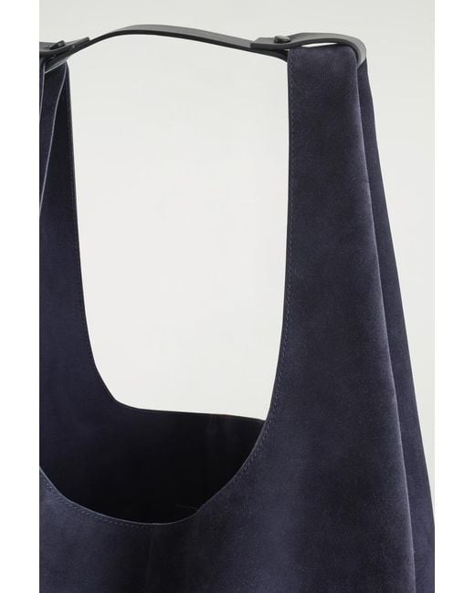 COS Blue Slouchy Tote for men