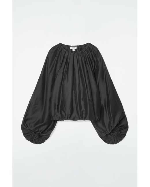 COS Black Voluminöse Bluse