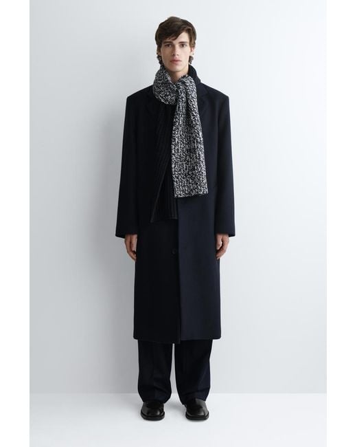 COS Multicolor Reversible Flecked Wool-Blend Scarf for men