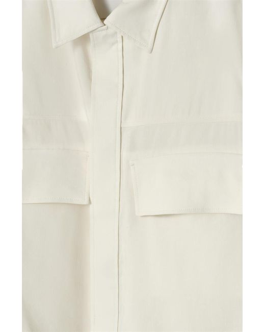 COS Natural Linen-Blend Utility Overshirt for men