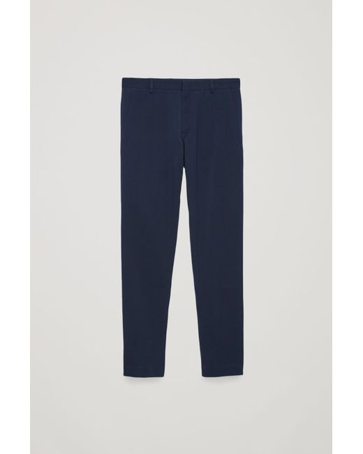 COS Blue Slim-fit Chinos for men