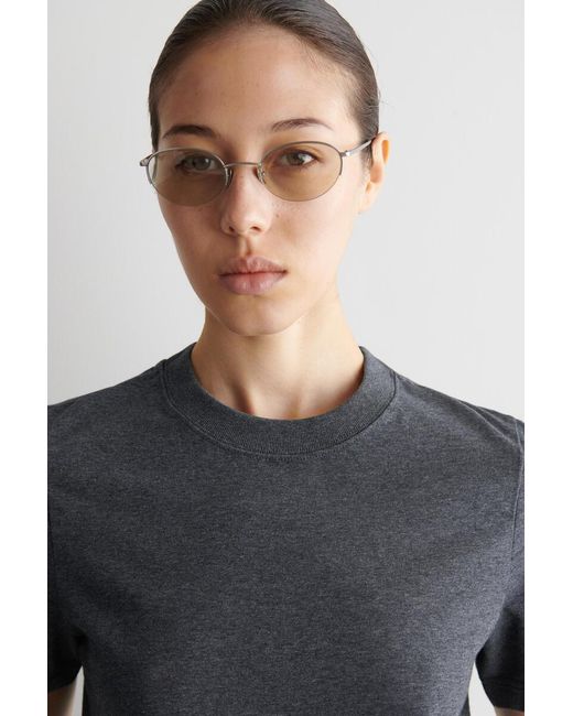 COS Blue Clean Cut T-Shirt