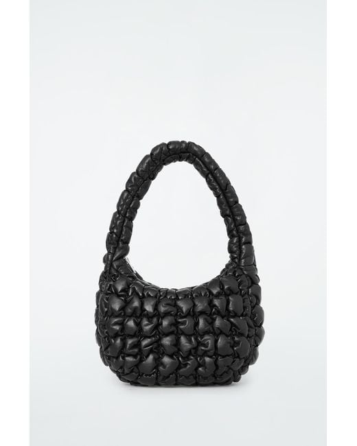 COS Black Kleine Gesteppte Tasche - Leder
