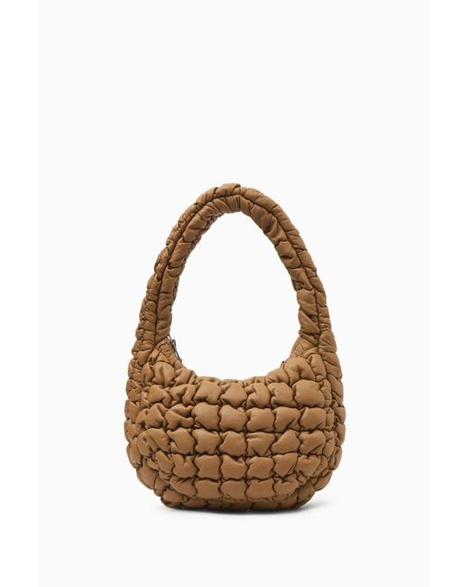 COS Metallic Kleine Gesteppte Tasche