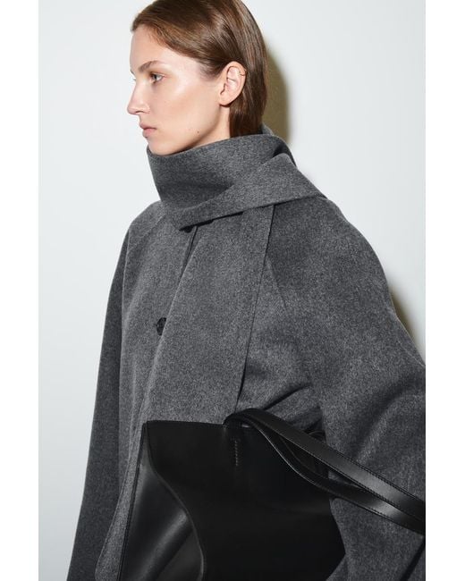 Giacca Corta Con Sciarpa di COS in Gray