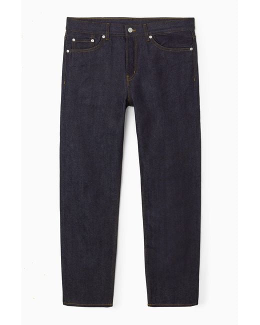 COS Blue Signature Raw Selvedge Jeans - Straight for men