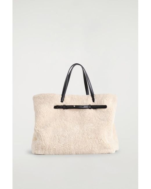 COS Natural Chalet Tote Bag