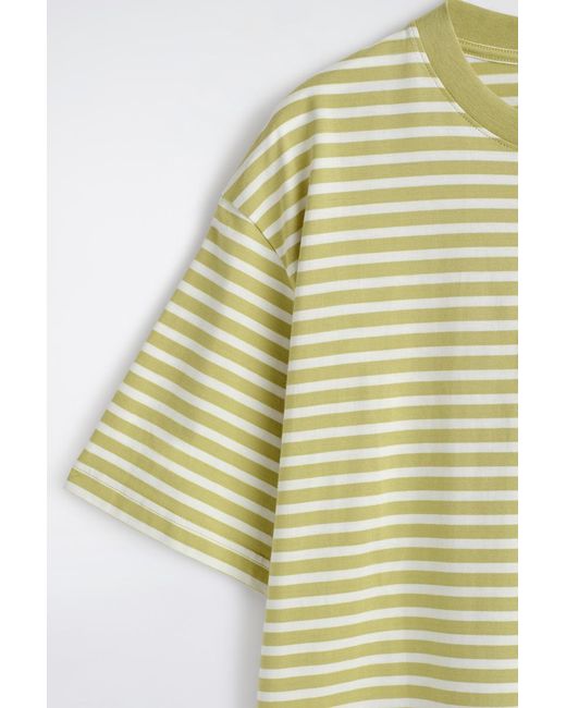 COS Green Relaxed Lightweight Cotton T-Shirt for men
