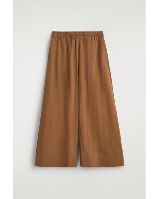COS Brown Voluminous Culottes