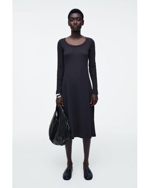 color block jersey dress AKIRA Ryan Colorblock Rhinestone Jersey Dress In Cocoa | Brown main image 0