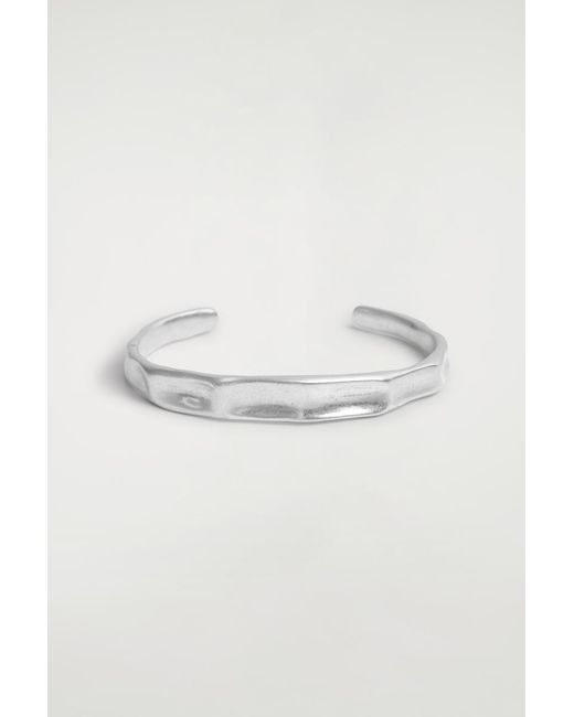 COS Metallic Hammered Cuff