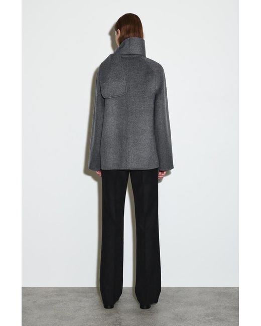 Giacca Corta Con Sciarpa di COS in Gray