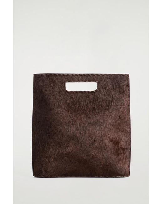 Borsa Folio di COS in Brown
